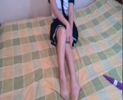 Секс с молодой китаянкой в школьной униформе